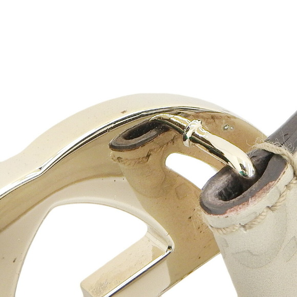 Gucci GUCCI Shima Interlocking G Buckle Waist Belt Brown Beige Men's 114876 1... - Picture 4 of 8